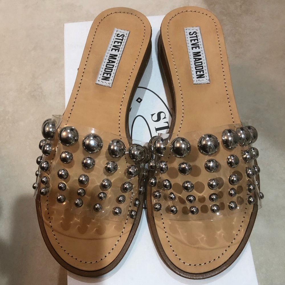 Steve Madden Lily Clear Sandals